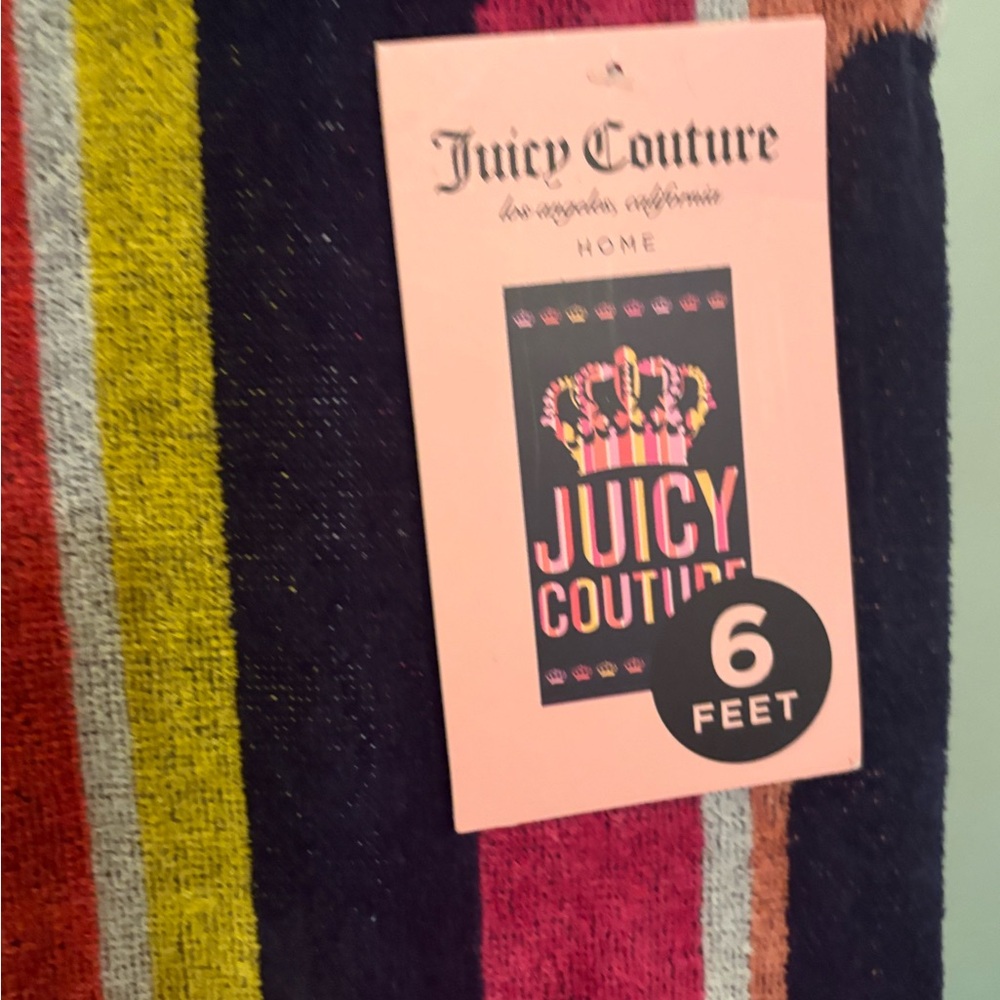 Juicy Couture Striped Cotton Towel - Picture 6 of 6